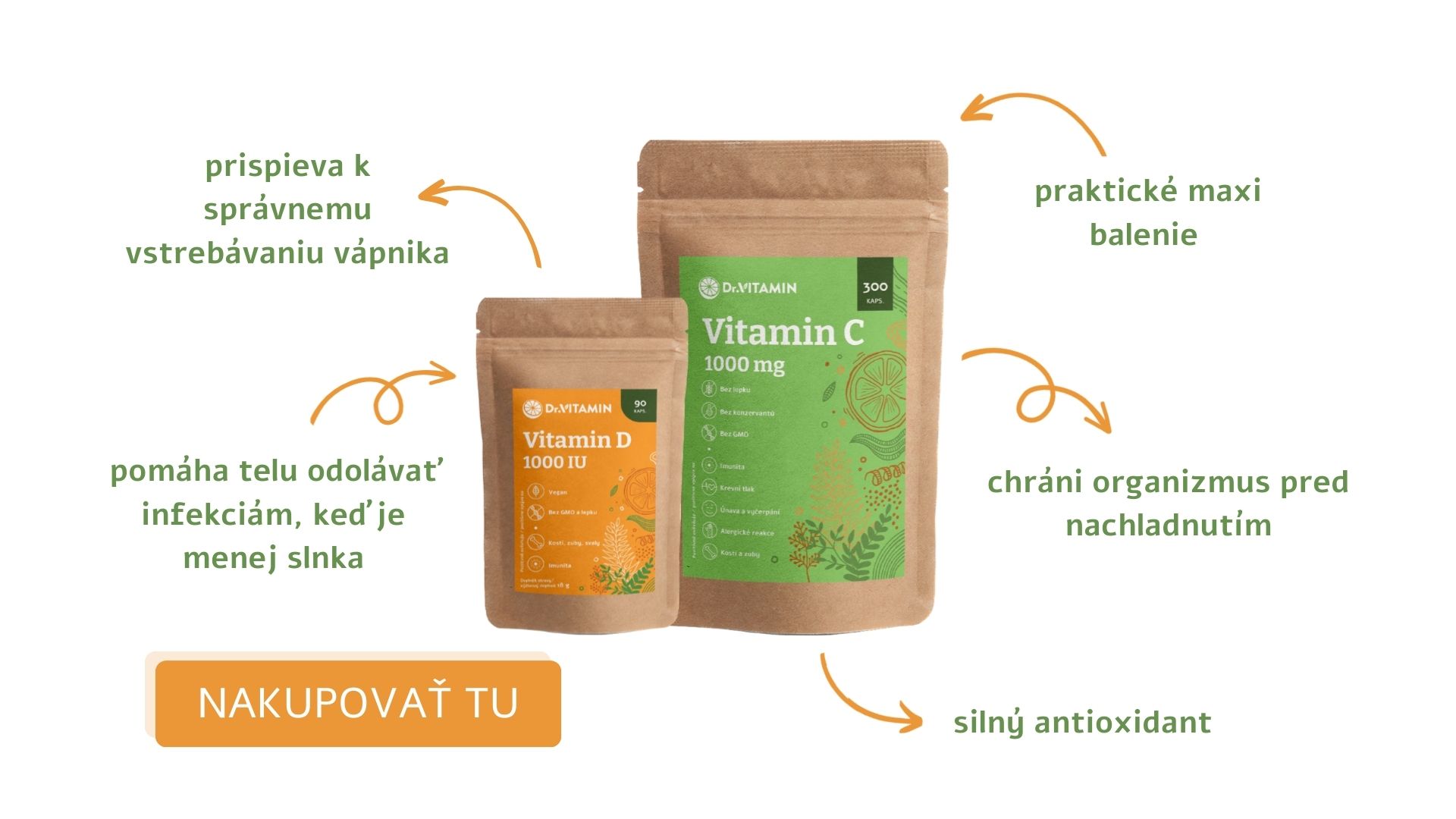 Vitamín C a D - SK